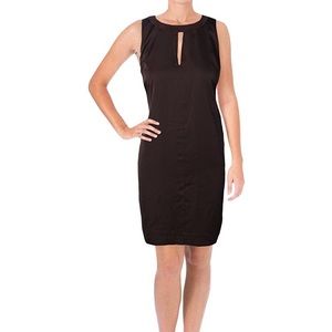 Ralph Lauren Keyhole Contrast Trim Dress